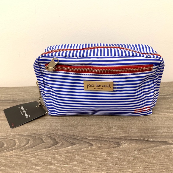 Peace Love World Cosmetics Pouch Bag - Picture 3 of 7